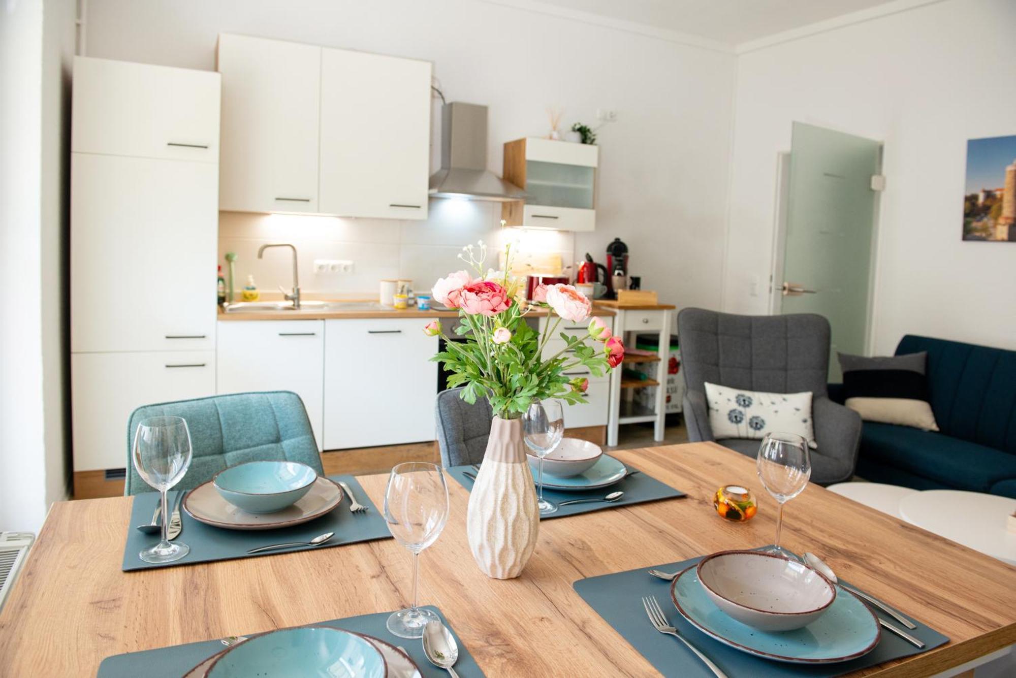 Savor Appartement 5 Personen 2 Schlafzimmer Babybett Netflix Balkon Zentrum Будишин Екстер'єр фото