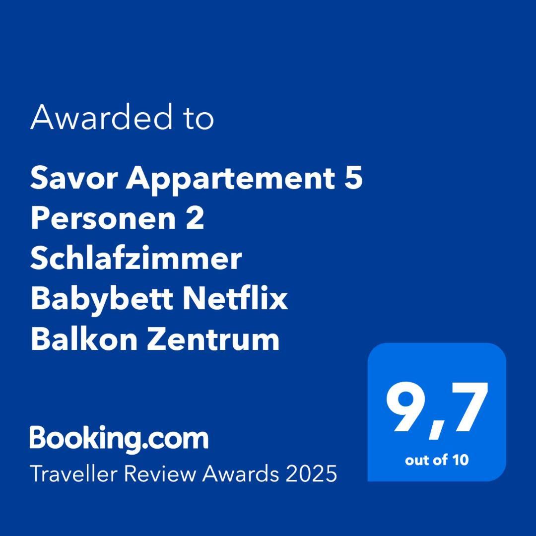 Savor Appartement 5 Personen 2 Schlafzimmer Babybett Netflix Balkon Zentrum Будишин Екстер'єр фото